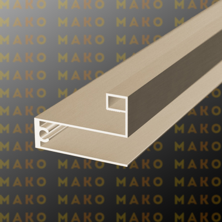 Профиль горизонтальный нижний MS223 Золото браш (A39)